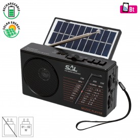 Radio hibrid solar, BT/USB/SD - RPH 1